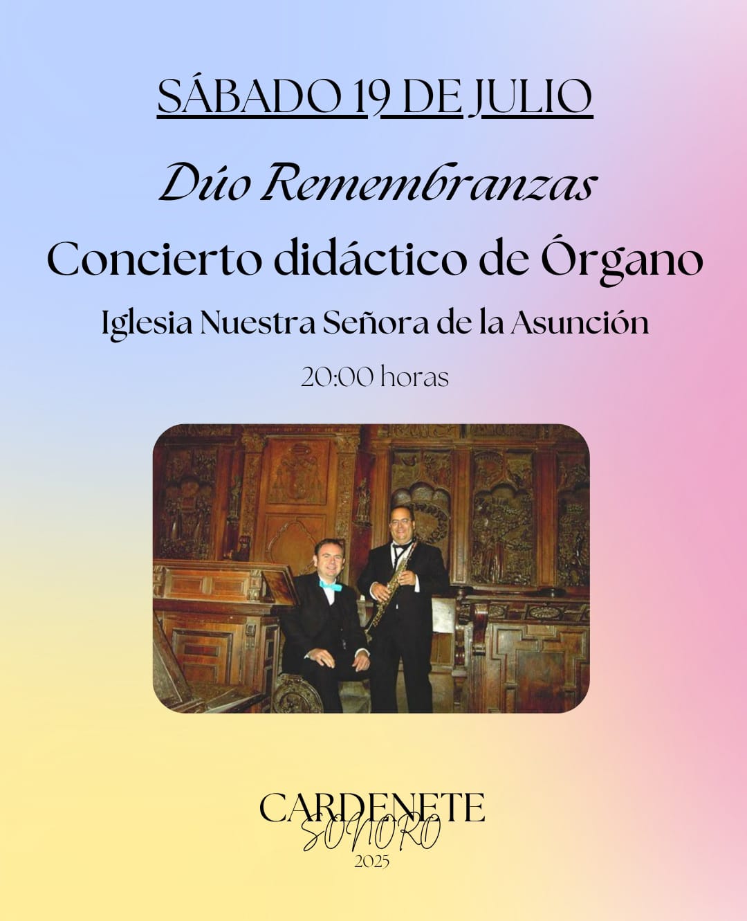 CONCIERTO DÚO REMEMBRANZAS