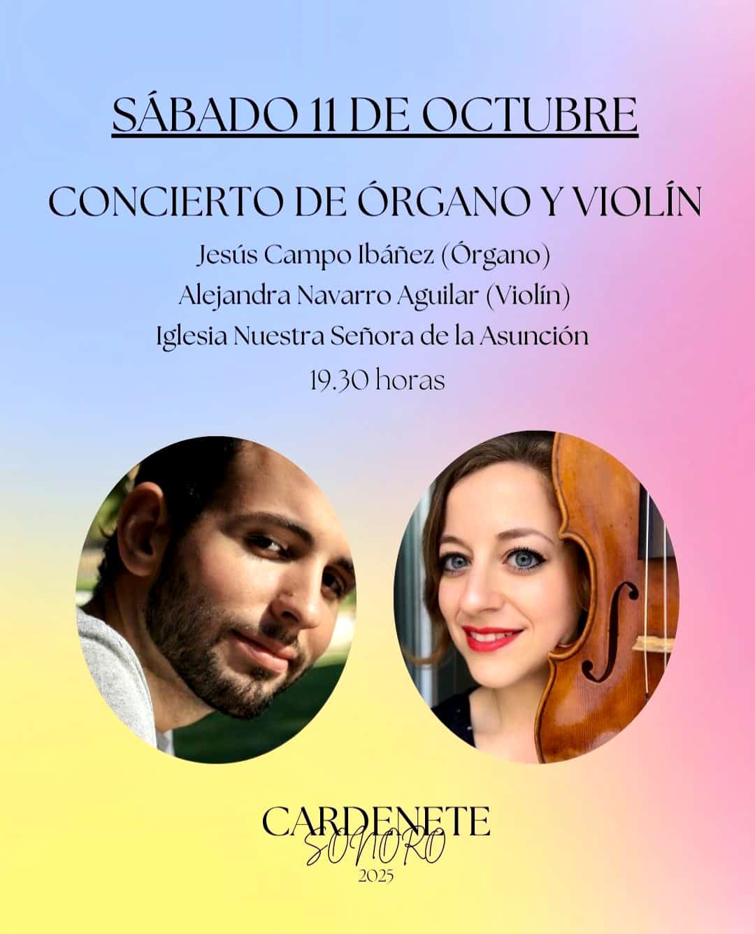 CONCIERTO ÓRGANO Y VIOLÍN